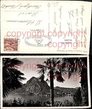 Seller image for 412891,Lugano e Monte San Salvatore Palmen Kt Tessin for sale by Versandhandel Lehenbauer