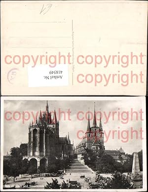 Bild des Verkufers fr 418549,Foto Ak Erfurt Kirche Dom u. Severikirche zum Verkauf von Versandhandel Lehenbauer