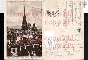 Bild des Verkufers fr 438299,Wien Innere Stadt Teilansicht m. Stefansdom Stephansdom zum Verkauf von Versandhandel Lehenbauer