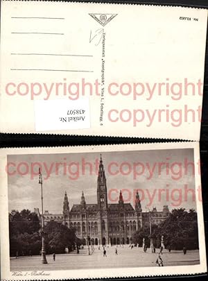 Seller image for 438507,Wien Innere Stadt Rathaus Gebude for sale by Versandhandel Lehenbauer