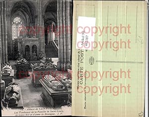 Image du vendeur pour 462187,Ile-de-France Seine-Saint-Denis Abbaye Tombeaux Famille Saint-Louis Grber mis en vente par Versandhandel Lehenbauer