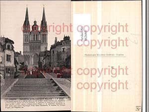 Imagen del vendedor de 462680,Pays de la Loire Maine-et-Loire Angers Cathedrale et Montee St-Maurice Kirche a la venta por Versandhandel Lehenbauer
