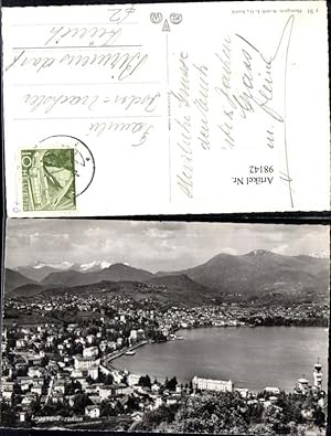 Bild des Verkufers fr 98142,Lugano Paradiso Totale Kt Tessin zum Verkauf von Versandhandel Lehenbauer