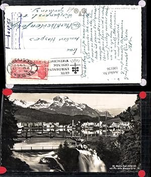 Seller image for 100156,St Moritz Bad mit Piz della Margna Kt Graubünden for sale by Versandhandel Lehenbauer