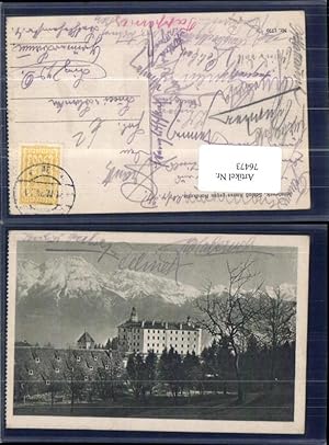 Bild des Verkufers fr 76473,Innsbruck Schlo Amras Ambras 1924 zum Verkauf von Versandhandel Lehenbauer