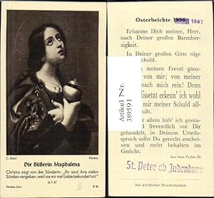 Bild des Verkufers fr 389591,Andachtsbild Heiligenbildchen C. Dolci Die Berin Magdalena zum Verkauf von Versandhandel Lehenbauer