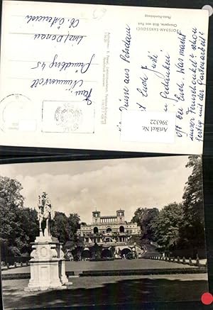 Imagen del vendedor de 396322,Potsdam Sanssouci Orangerie Blick vom Park Statue a la venta por Versandhandel Lehenbauer