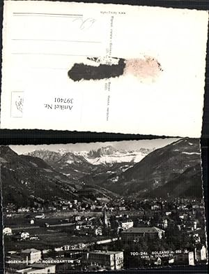 Imagen del vendedor de 397401,Trentino Bolzano Bozen Totale m. Rosengarten Bergkulisse a la venta por Versandhandel Lehenbauer