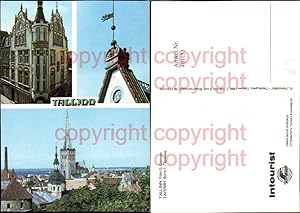 Bild des Verkufers fr 401153,Estonia Tallinn Teilansicht Kirche Erker Mehrbildkarte zum Verkauf von Versandhandel Lehenbauer