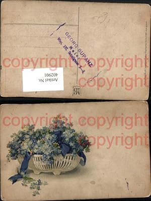 Bild des Verkufers fr 402901,Meissner & Buch 2285 Knstlerkarte Blumen Vergissmeinnicht zum Verkauf von Versandhandel Lehenbauer