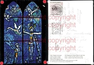 Seller image for 403290,Knstler AK Marc Chagalls Chorfenster Gottesknecht Christus Maria mit dem Kind for sale by Versandhandel Lehenbauer