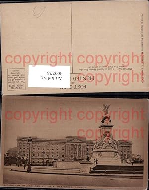 Bild des Verkäufers für 400276,London Schloss Buckingham Palace and Victoria Memorial zum Verkauf von Versandhandel Lehenbauer