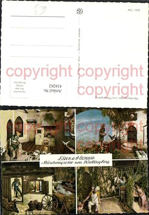 Bild des Verkufers fr 416262,Linz an d. Donau Mrchengrotte am Pstlingberg Aschenbrdel Dornrschen Mehrbildkarte zum Verkauf von Versandhandel Lehenbauer