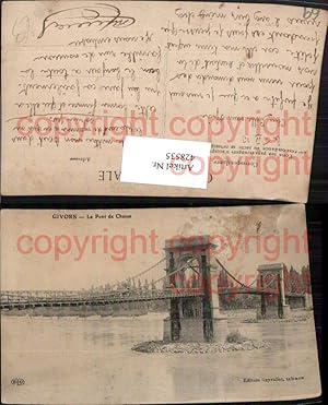 Seller image for 428535,Rhone-Alpes Rhone Givors Le Pont de Chasse Brcke for sale by Versandhandel Lehenbauer