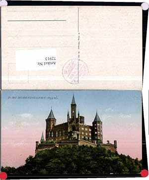 Bild des Verkufers fr 72913,Burg Hohenzollern COLOR 1915 zum Verkauf von Versandhandel Lehenbauer