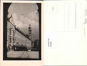 Bild des Verkufers fr 94280,Innsbruck Straenansicht m. Menschen Altstadt zum Verkauf von Versandhandel Lehenbauer