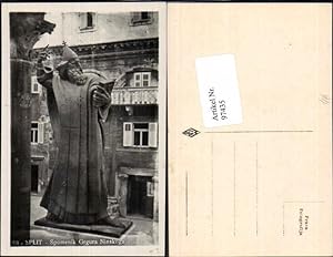 Bild des Verkufers fr 97435,Split Spalato Spomenik Grgura Ninskoga zum Verkauf von Versandhandel Lehenbauer