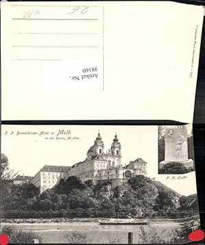 Bild des Verkufers fr 98160,Melk a.d. Donau Abtei m. Linde 1911 zum Verkauf von Versandhandel Lehenbauer