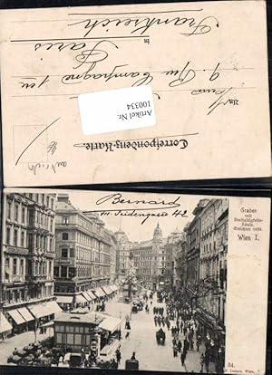 Image du vendeur pour 100334,Wien 1 Graben Dreifaltigkeitssule 1900 mis en vente par Versandhandel Lehenbauer