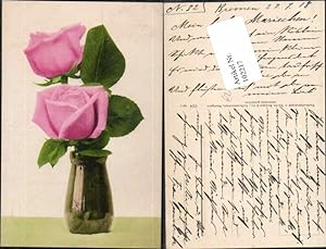 Bild des Verkufers fr 102217,Rose Blume in Vase pub Rommel zum Verkauf von Versandhandel Lehenbauer