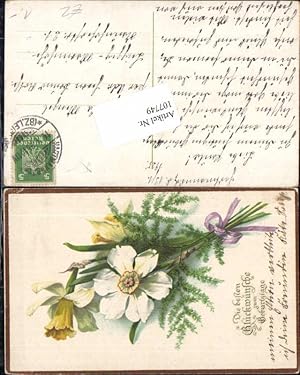 Bild des Verkufers fr 107749,Geburtstag Blumen Sehr schne Karte zum Verkauf von Versandhandel Lehenbauer