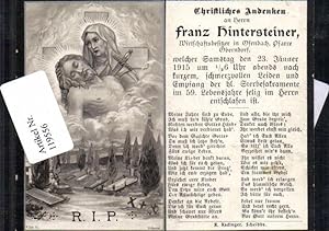 119556,Sterbebild Andachtsbild Heiligenbildchen Ofenbach Scheibbs 1915