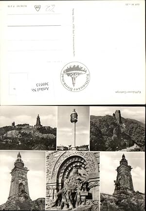 Seller image for 369513,Kyffhuser Denkmal Barbarossa Fernsehturm b. Bad Frankenhausen Mehrbildkarte for sale by Versandhandel Lehenbauer