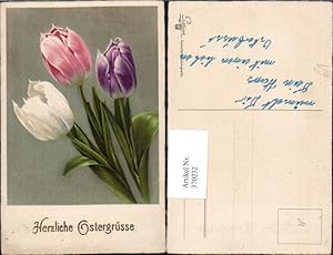 Bild des Verkufers fr 370232,Knstler AK Ostern Blumen Tulpen zum Verkauf von Versandhandel Lehenbauer