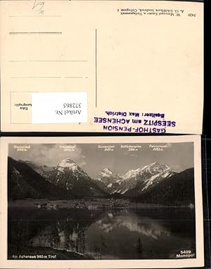 Image du vendeur pour 372865,Am Achensee See b. Pertisau Totale Bergkulisse mis en vente par Versandhandel Lehenbauer