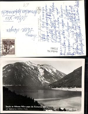 Seller image for 372881,Seespitz am Achensee geg. Rabenspitze u. Seekarspitze Bergkulisse for sale by Versandhandel Lehenbauer