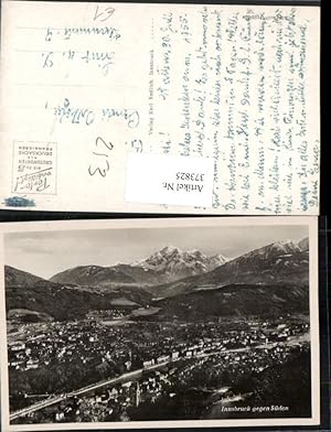 Bild des Verkufers fr 373825,Innsbruck Totale geg. Sden Bergkulisse zum Verkauf von Versandhandel Lehenbauer