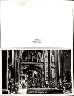 Bild des Verkufers fr 373928,Innsbruck Hofkirche Kirche Innenansicht Orgel zum Verkauf von Versandhandel Lehenbauer