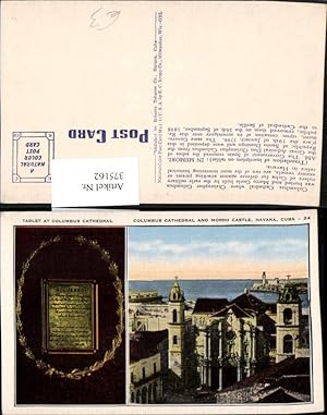 Immagine del venditore per 375162,Cuba Havana Columbus Cathedral and Morro Castle Tablet Kirche Mehrbildkarte venduto da Versandhandel Lehenbauer