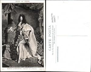 Bild des Verkufers fr 388477,Knstler Ak Hyacinthe Rigaud Portrait de Louis XIV Adel Monarchie zum Verkauf von Versandhandel Lehenbauer