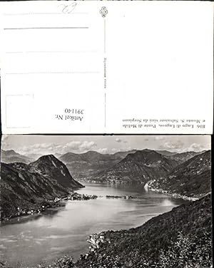 Seller image for 391140,Lago di Lugano Ponte di Melide e Monte San Salvatore visti da Serpiano Kt Tessin for sale by Versandhandel Lehenbauer