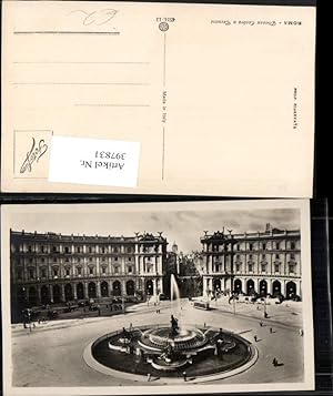 Bild des Verkufers fr 397831,Lazio Roma Rom Piazza Esedra o Termini Platz Brunnen zum Verkauf von Versandhandel Lehenbauer