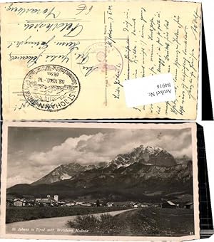 84916,St Johann in Tirol Wegpartie 1940 Feldpost