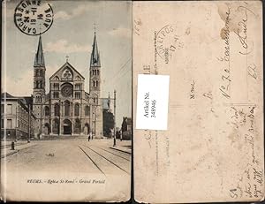 Seller image for 348946,Champagne-Ardenne Marne Reims Eglise St-Remi Grand Portail Kirche for sale by Versandhandel Lehenbauer