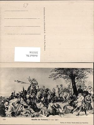 Bild des Verkufers fr 351516,Bataille de Fontenoy Schlacht Kampf 1745 zum Verkauf von Versandhandel Lehenbauer