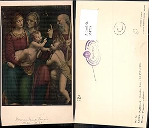 Immagine del venditore per 354778,Knstler Ak Bernadino Luini Sacra Famiglia Heilige Familie Religion venduto da Versandhandel Lehenbauer