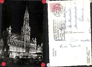 Immagine del venditore per 359790,Belgium Bruxelles Brssel Hotel de Ville Rathaus b. Nacht venduto da Versandhandel Lehenbauer