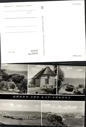 Imagen del vendedor de 369226,Insel Rgen Kap Arkona Kste Haus Boote Mehrbildkarte a la venta por Versandhandel Lehenbauer