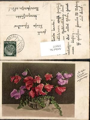 Bild des Verkufers fr 370577,Knstler AK Geburtstag Cyclamen Blumen zum Verkauf von Versandhandel Lehenbauer