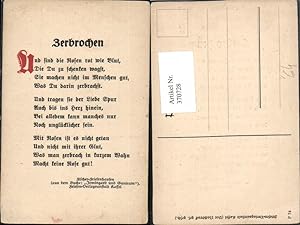 Bild des Verkäufers für 370728,Zerbrochen Gedicht Text von Fischer Friesenhausen aus dem Buch Irmingard und Guntram zum Verkauf von Versandhandel Lehenbauer
