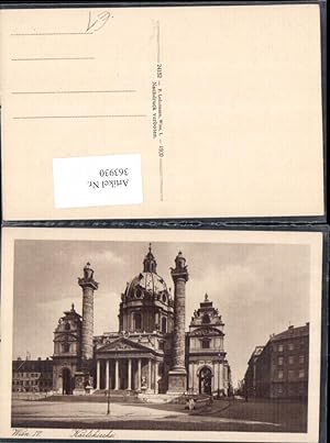Bild des Verkufers fr 363930,Kirche Wien Karlskirche zum Verkauf von Versandhandel Lehenbauer
