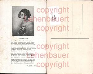 Image du vendeur pour 531744,Knstler AK Frau Liebe Paar Halskette Kette Spruch mis en vente par Versandhandel Lehenbauer
