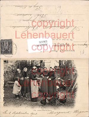 Seller image for 536125,Landwirtschaft Bauern Geflgel Frauen Trcht Huhn Hhner for sale by Versandhandel Lehenbauer