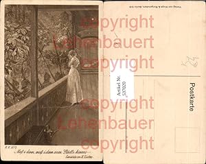 Seller image for 537020,Knstler AK B. Dietze Frau weint Soldaten Muss ich zum Stdle hinaus for sale by Versandhandel Lehenbauer