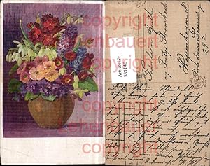 Bild des Verkufers fr 539146,Blume Blumen Blumentopf Topf zum Verkauf von Versandhandel Lehenbauer