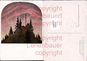 Bild des Verkufers fr 542714,Knstler AK Caspar David Friedrich Kreuz im Gebirge Gipfelkreuz zum Verkauf von Versandhandel Lehenbauer